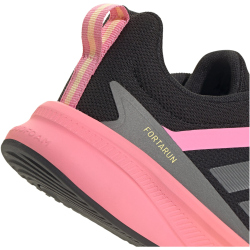 adidas Fortarun 4.0 Sneaker Kinder JR9804 - core black/iron met./bliss pink 40