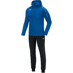 JAKO Classico Trainingsanzug Polyester mit Kapuze royal...