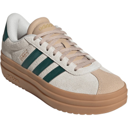 adidas VL Court Bold Plateau Sneaker Damen KJ6810 - cream white/collegiate green/magic beige 41 1/3