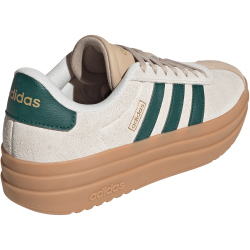 adidas VL Court Bold Plateau Sneaker Damen KJ6810 - cream white/collegiate green/magic beige 41 1/3