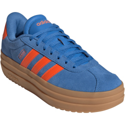 adidas VL Court Bold Plateau Sneaker Damen IH9154 - ray blue/impact orange/gum 3 39 1/3