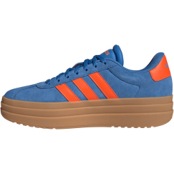 adidas VL Court Bold Plateau Sneaker Damen IH9154 - ray blue/impact orange/gum 3 39 1/3