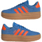 adidas VL Court Bold Plateau Sneaker Damen IH9154 - ray blue/impact orange/gum 3 39 1/3