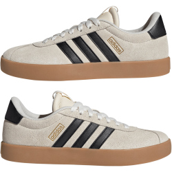 adidas VL Court 3.0 Sneaker Damen KI6728 - cream white/core black/gold met. 40 2/3