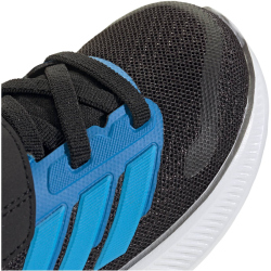 adidas Runfalcon 5 Sneaker Kinder IH6865 - core black/lucid aquamarine/lucid ray blue 24
