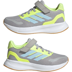 adidas Runfalcon 5 Sneaker Kinder JP9401 - grey two/crystal sky/hi-res yellow 32