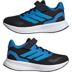 adidas Runfalcon 5 Sneaker Kinder JP9399 - core black/lucid aquamarine/lucid ray blue 34