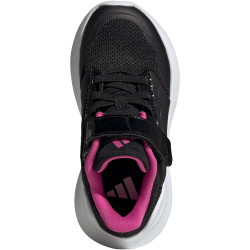 adidas Tensaur Run 2.0 Sneaker Kinder JP6789 - core black/core black/lucid fuchsia 31.5