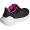 adidas Tensaur Run 2.0 Sneaker Kinder JP6789 - core black/core black/lucid fuchsia 31.5