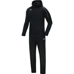 JAKO Classico Präsentationsanzug mit Kapuze schwarz 4XL