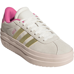 adidas VL Court Bold Plateau Sneaker Kinder JP9346 - off white/gold met./pink fusion 40