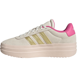 adidas VL Court Bold Plateau Sneaker Kinder JP9346 - off white/gold met./pink fusion 40