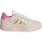 adidas VL Court Bold Plateau Sneaker Kinder JP9346 - off white/gold met./pink fusion 40