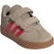 adidas VL Court 3.0 Sneaker Kinder IH3968 - blanch cargo/pure ruby/gold met. 23