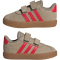 adidas VL Court 3.0 Sneaker Kinder IH3968 - blanch cargo/pure ruby/gold met. 23