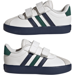 adidas VL Court 3.0 Sneaker Kinder IH3964 - core white/collegiate navy/collegiate green 21