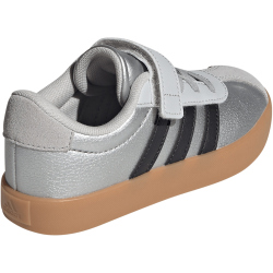 adidas VL Court 3.0 Sneaker Kinder IH3958 - silver met./core black/lgh solid grey 28.5