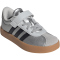 adidas VL Court 3.0 Sneaker Kinder IH3958 - silver met./core black/lgh solid grey 35