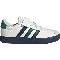 adidas VL Court 3.0 Sneaker Kinder IH3957 - core white/collegiate navy/collegiate green 34