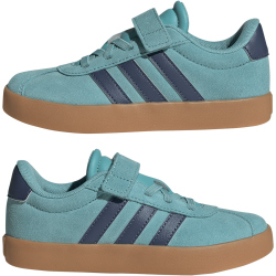 adidas VL Court 3.0 Sneaker Kinder IH3962 - mint ton/preloved ink/silver met. 31
