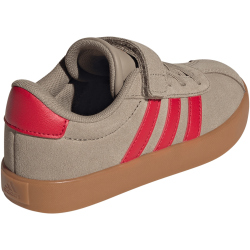 adidas VL Court 3.0 Sneaker Kinder IH3961 - blanch cargo/pure ruby/gold met. 31