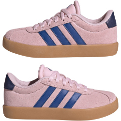 adidas VL Court 3.0 Sneaker Kinder KI6492 - cloud white/team royal blue/clear pink 35.5