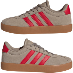 adidas VL Court 3.0 Sneaker Kinder IH3948 - blanch cargo/pure ruby/gold met. 36