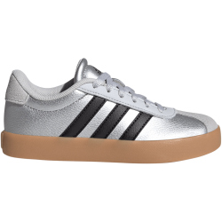 adidas VL Court 3.0 Sneaker Kinder IH3945 - silver met./core black/lgh solid grey 38 2/3