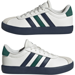 adidas VL Court 3.0 Sneaker Kinder IH3944 - core white/collegiate navy/collegiate green 31
