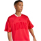 adidas Stadium Graphic Mesh T-Shirt Herren JZ6852 - pure ruby/off white/crystal linen XL