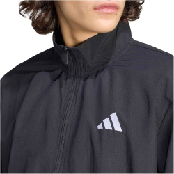 adidas Essentials 3-Streifen Woven Trainingsjacke Herren KE5592 - black/team dark green/white/better scarlet M