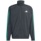 adidas Essentials 3-Streifen Woven Trainingsjacke Herren KE5592 - black/team dark green/white/better scarlet M
