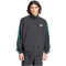 adidas Essentials 3-Streifen Woven Trainingsjacke Herren KE5592 - black/team dark green/white/better scarlet M