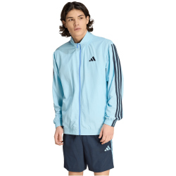 adidas Essentials 3-Streifen Woven Trainingsjacke Herren KE5590 - icey blue/night navy/night navy/night navy S