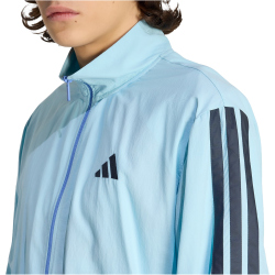 adidas Essentials 3-Streifen Woven Trainingsjacke Herren KE5590 - icey blue/night navy/night navy/night navy S