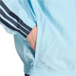 adidas Essentials 3-Streifen Woven Trainingsjacke Herren KE5590 - icey blue/night navy/night navy/night navy S