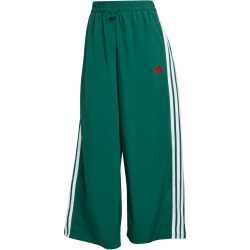 adidas Essentials 3-Streifen Woven Fallschirmhose Damen KD9451 - team dark green/white M