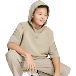 adidas Future Icons 3-Streifen kurzarm Hoodie Kinder...