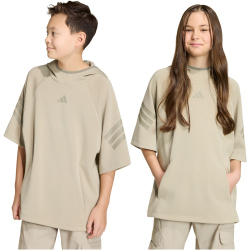 adidas Future Icons 3-Streifen kurzarm Hoodie Kinder...
