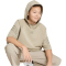 adidas Future Icons 3-Streifen kurzarm Hoodie Kinder KC8633 - wonder cargo/clay 140