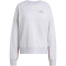 adidas Seasonal Essentials Colorpop Sweatshirt Damen KC3997 - light grey heather/active maroon XS
