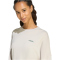 adidas Seasonal Essentials Colorpop Sweatshirt Damen JZ0196 - wonder alumina/collegiate green XXS
