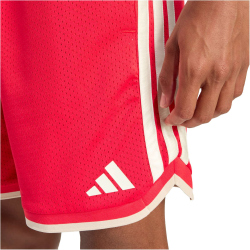 adidas Stadium Mesh Sweatshorts Herren JZ6857 - pure ruby/crystal linen/off white S