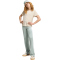 adidas Train Essentials 3-Streifen Flared Leggings Mädchen KB2855 - wonder sage/white 128