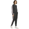 adidas Essentials 3-Streifen Trainingsanzug Damen KQ7578 - black/clear pink XS