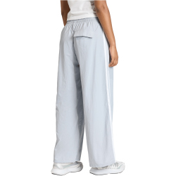 adidas Essentials 3-Streifen Woven Fallschirmhose Damen KC5221 - halo silver/white XL