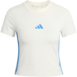 adidas Essentials 3-Streifen Slim Baby Tee T-Shirt Damen...