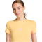 adidas Essentials 3-Streifen Slim Baby Tee T-Shirt Damen KA4964 - semi ice tangerine/st tropic bloom S
