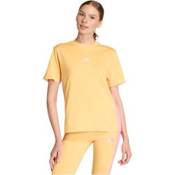 adidas Essentials 3-Streifen Cotton T-Shirt Damen KD2339 - semi ice tangerine/st tropic bloom XS