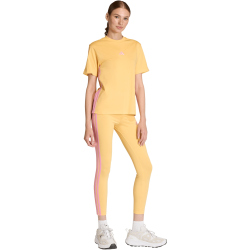 adidas Essentials 3-Streifen Cotton T-Shirt Damen KD2339 - semi ice tangerine/st tropic bloom XS